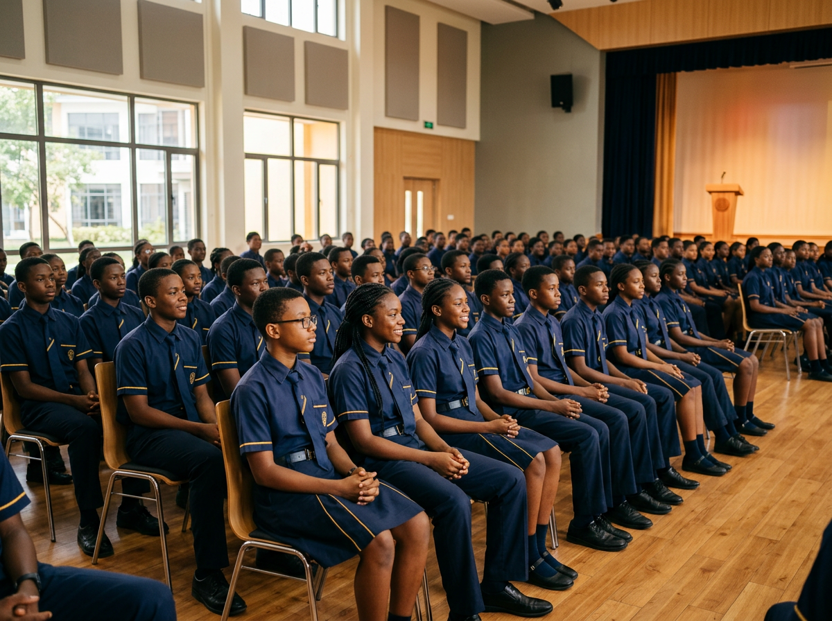 Moments that bring us together, Nigerian secondary school students at LIZBEN INTERNATIONAL SCHOOLS