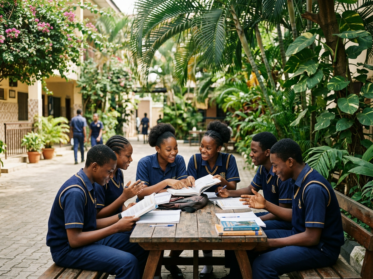 A confident start to a new chapter, Nigerian secondary school students at LIZBEN INTERNATIONAL SCHOOLS